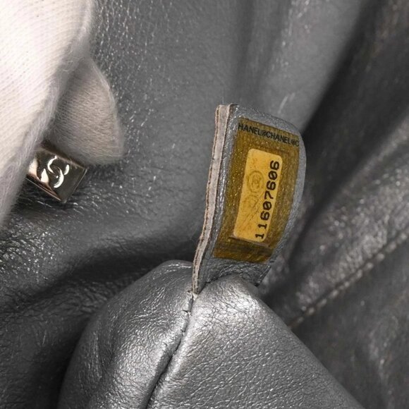 Chanel Black Calfskin Luxury Line Handbag - Picture 9 of 9